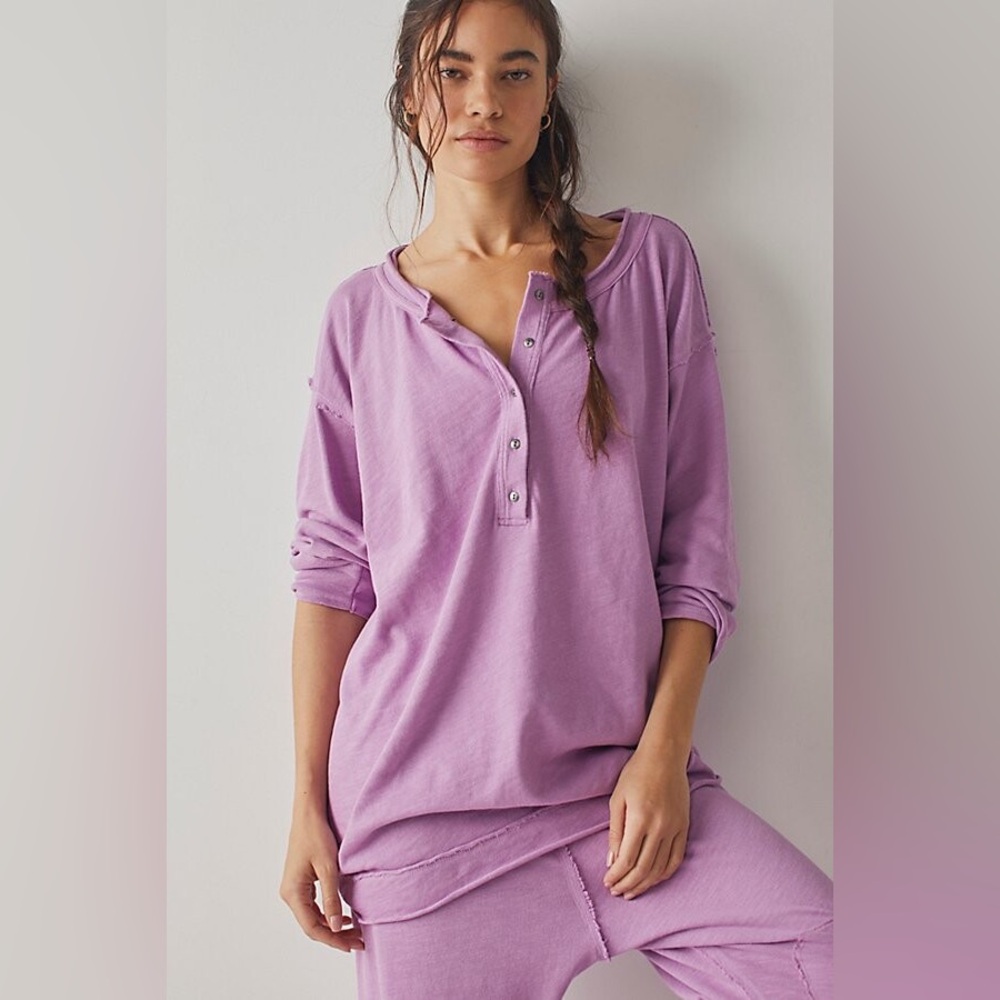 Free People Organic Cotton Pullover by Intimately FP Sz XS